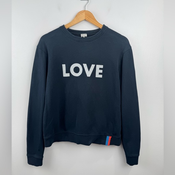 Kule Women Love Logo Crewneck Sweater Size Medium - Picture 1 of 6